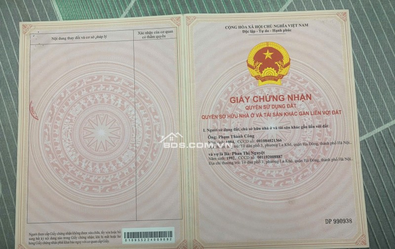 Chính chủ cần bán nhà liền kề siêu đẹp khu đô thị Phú Lương, Hà Đông, full nội thất cao cấp